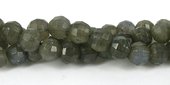 Labradorite 8mm Faceted  Round beads per strand 43 Beads-beads incl pearls-Beadthemup
