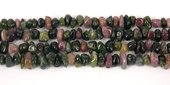 Tourmaline Chip approx 8mm 40cm strand A- Q-beads incl pearls-Beadthemup