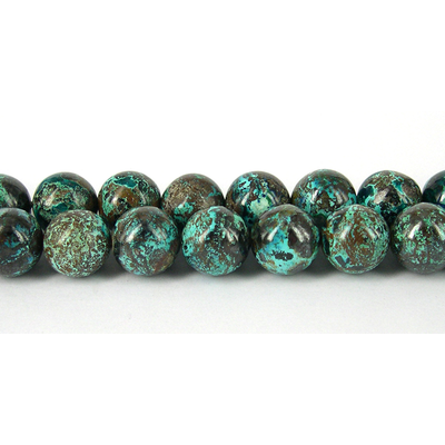 Chrysocolla 2A Polished Round 12mm beads per strand 33Beads