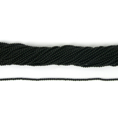 Onyx Matt Polished Round 2mm beads per strand 178 Beads