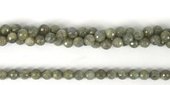 Labradorite Faceted Round 8mm beads per strand 50 Beads-beads incl pearls-Beadthemup