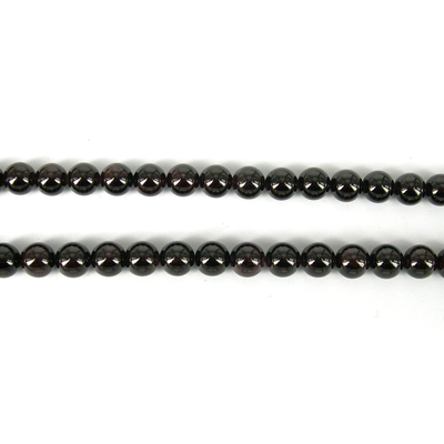 Garnet Polished Round 10mm beads per strand 40Beads
