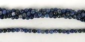 Sodalite Faceted Round 6mm beads per strand 62Beads-beads incl pearls-Beadthemup