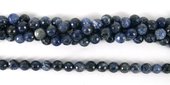 Sodalite Faceted Round 8mm beads per strand 48Beads-beads incl pearls-Beadthemup