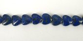 Lapis Polished Heart 15mm beads per strand 29Beads-beads incl pearls-Beadthemup