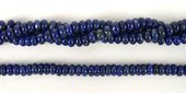 Lapis Polished Rondel 5x8mm beads per strand 83Beads-beads incl pearls-Beadthemup
