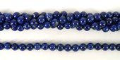 Lapis Dyed Polished Round 8mm beads per strand 50Bead-beads incl pearls-Beadthemup