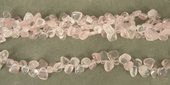 Rose quartz T/drill nugget  12mm  60Beads-beads incl pearls-Beadthemup