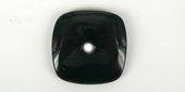 Black Obsidian Square Donuts 50mm 8mm ho-beads incl pearls-Beadthemup