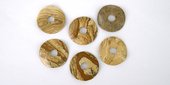 Picture Jasper Wave 40mm Donut each-beads incl pearls-Beadthemup