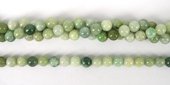 Jadeite Polished Round 8mm beads per strand 49 bead-beads incl pearls-Beadthemup