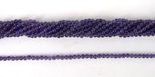 Amethyst Polished Round 3mm beads per strand 120 beads-beads incl pearls-Beadthemup