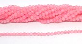 Rose Quartz Polished Round 4mm beads per strand 90 Beads-beads incl pearls-Beadthemup