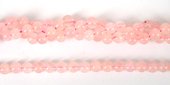 Rose Quartz Polished Round 8mm beads per strand 48 Beads-beads incl pearls-Beadthemup