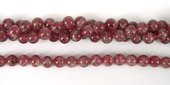 strawberry Quartz Polished Round 10mm/40Beads-beads incl pearls-Beadthemup