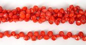 Coral Orange T/Drill Nugget app 9mm/60Bead-beads incl pearls-Beadthemup