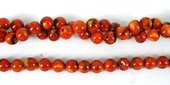 Coral AB Orange Round 11mm beads per strand 38Beads-beads incl pearls-Beadthemup