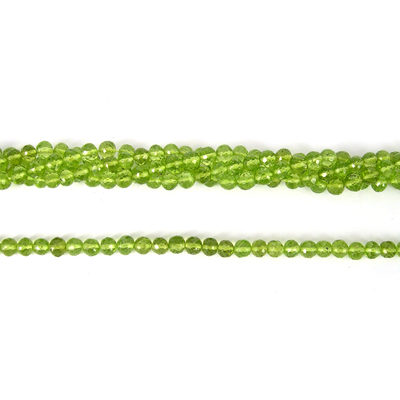 Peridot Faceted Round 5mm beads per strand 75 Beads