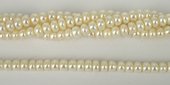 Fresh Water Pearl Button 8-9mm beads per strand 66 Pearls-beads incl pearls-Beadthemup