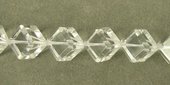 Clear Quartz Faceted Cube 11mm bead EACH-beads incl pearls-Beadthemup