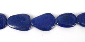 Lapis nugget approx 30mm beads per strand 11 Beads-beads incl pearls-Beadthemup