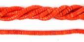 Coral Heshi 8mm Orange beads per strand 115Beads-beads incl pearls-Beadthemup