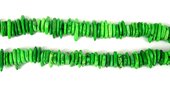 Howlite Dyed Disk 12mm Green/120Beads-beads incl pearls-Beadthemup
