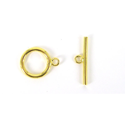 Base Metal 18mm Toggle 4 pack Gold