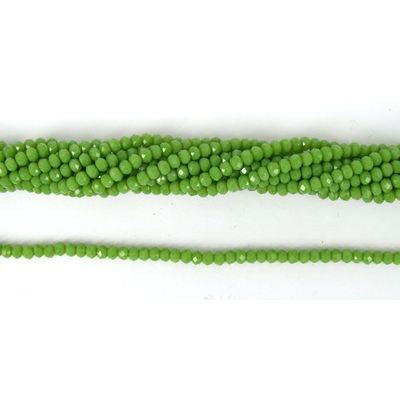 Chinese Crystal 4x3mm 140 beads JADE