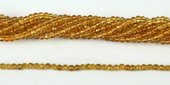 Citrine Faceted Round 3mm  strand-beads incl pearls-Beadthemup