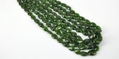 Chrome Diopside Polished Nugget Graduated-beads incl pearls-Beadthemup