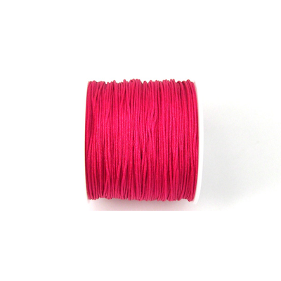 Poly Cord 1mm 50m roll Hot Pink