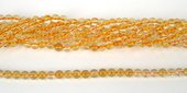 Citrine 6mm Polished Round beads per strand 64 Beads-beads incl pearls-Beadthemup