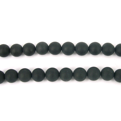 Onyx matt Round 16mm strand 25 beads