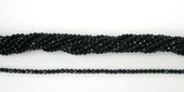 Onyx Round Faceted 3mm beads per strand 143 Beads-beads incl pearls-Beadthemup