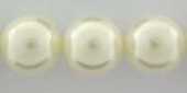 Shell Based Pearl 14mm Cream  each-beads incl pearls-Beadthemup