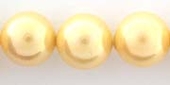 Shell Based Pearl 14mm Golden each-beads incl pearls-Beadthemup