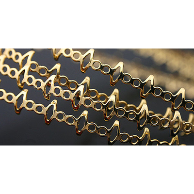 Gold Plate 4.3mm Bezel Wire 25cm