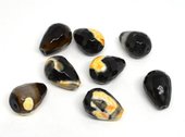 Agate Dyed Teardrop Faceted 25x18mm EACH BEAD-beads incl pearls-Beadthemup