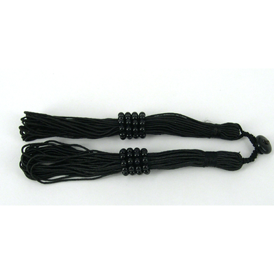 Cord end with beads 29cm