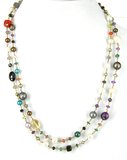 Vermeil Gemstone and Pearl Necklace-findings-Beadthemup