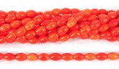 Coral Orange Olive 6x11mm beads per strand 40 Beads-beads incl pearls-Beadthemup