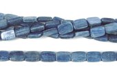 Kyanite Polished flat Rectangle 8x12mm PAIR-beads incl pearls-Beadthemup