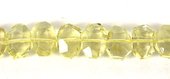 Lemon Quartz  Faceted s/drill Nugget 12x16mm-beads incl pearls-Beadthemup