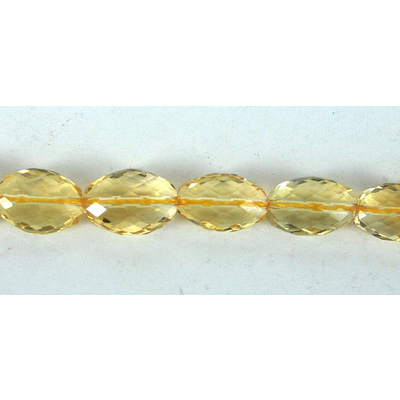 Citrine Faceted Oval 10x15mm EACH