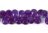 Amethyst Polished Briolette 10mm EACH-beads incl pearls-Beadthemup