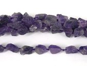 Amethyst Rough Nugget 14x10mm beads per strand 27Beads-beads incl pearls-Beadthemup