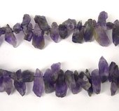 Amethyst T/Drill Long Chips 15-30mm beads per strand-beads incl pearls-Beadthemup