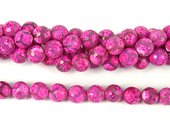 Agate Pink Faceted Round 12mm beads per strand 33Beads-beads incl pearls-Beadthemup