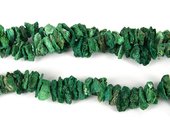 Chrysocolla Rough Chips 15-18mm strand-beads incl pearls-Beadthemup